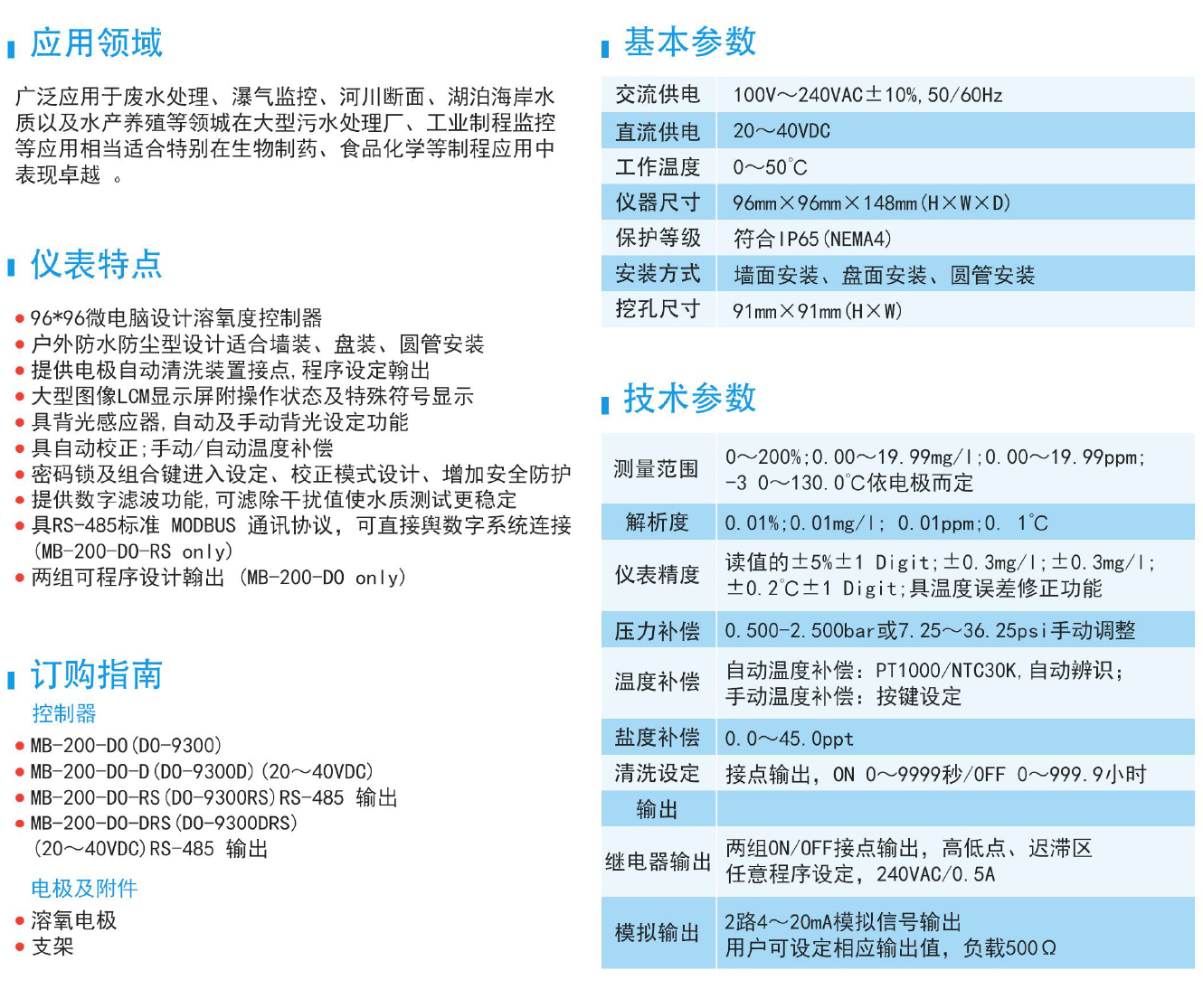 LDO-5300溶氧控制器